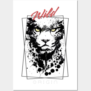 Cheetah Wild Nature Free Spirit Art Brush Painting Posters and Art